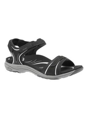 Abeo Bio System Women's Sandals Black Size 8.5 WP Comfort Strappy Orthotic Fit